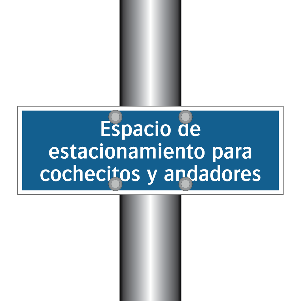 Espacio de estacionamiento para cochecitos y andadores