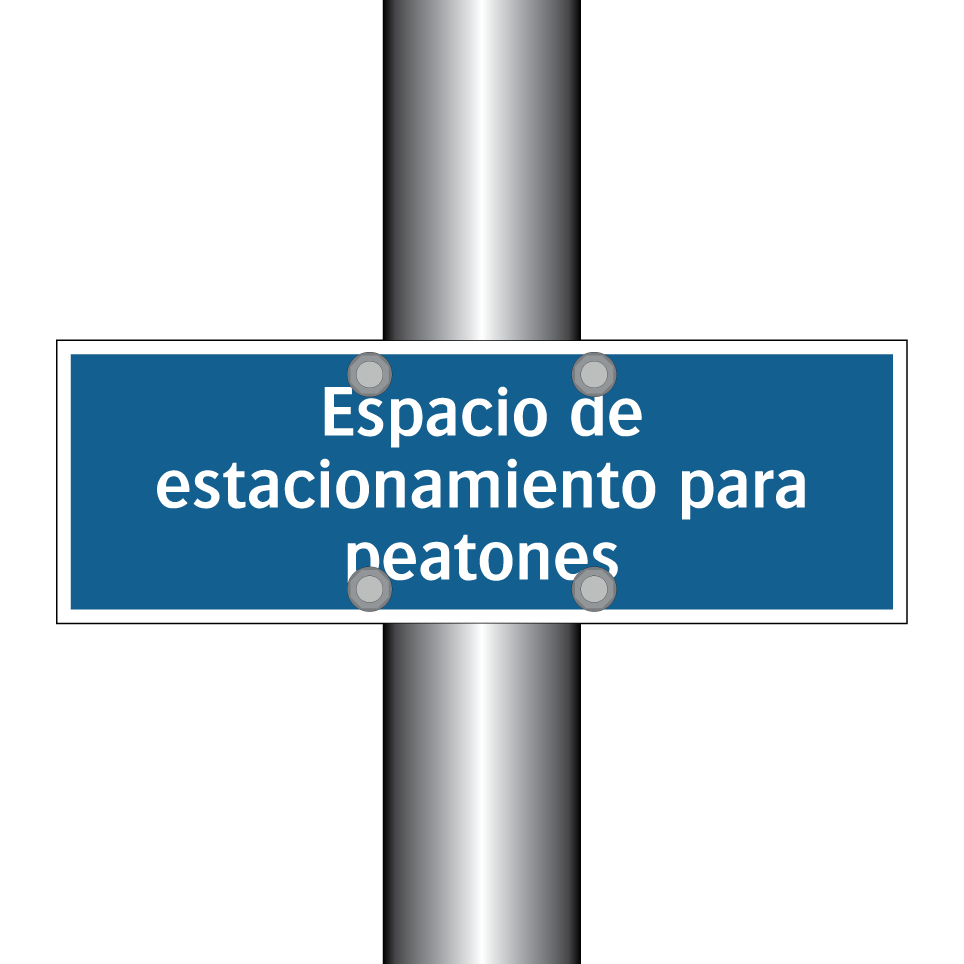 Espacio de estacionamiento para peatones