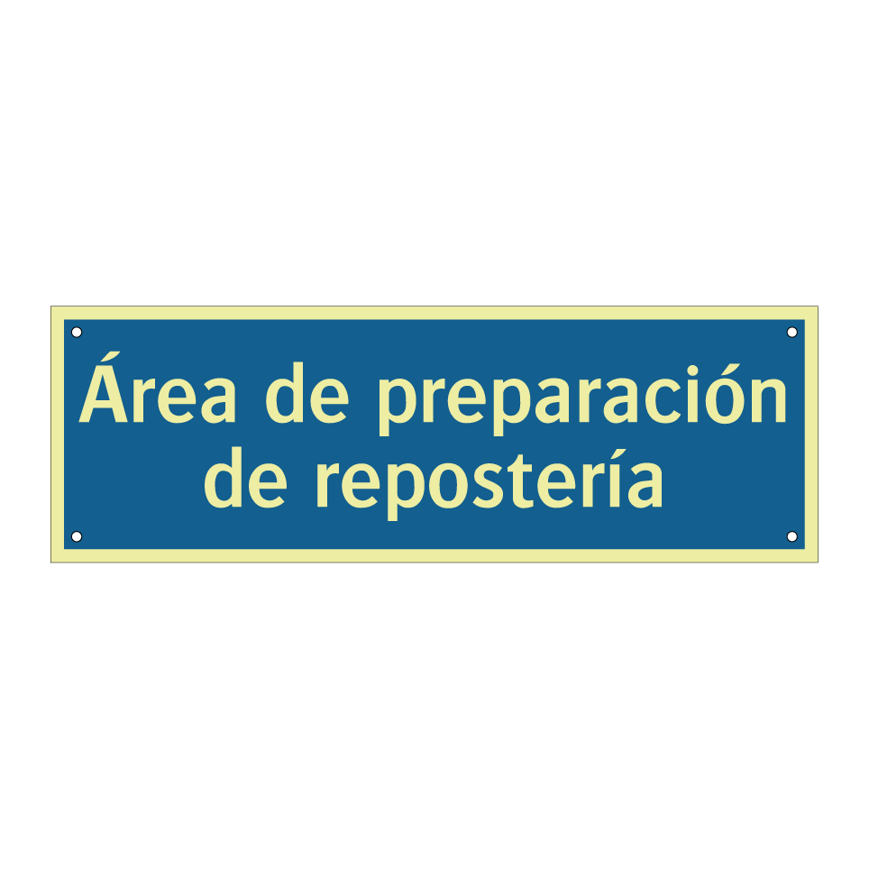 Área de preparación de repostería