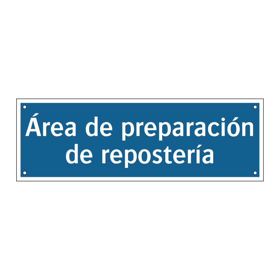 Área de preparación de repostería