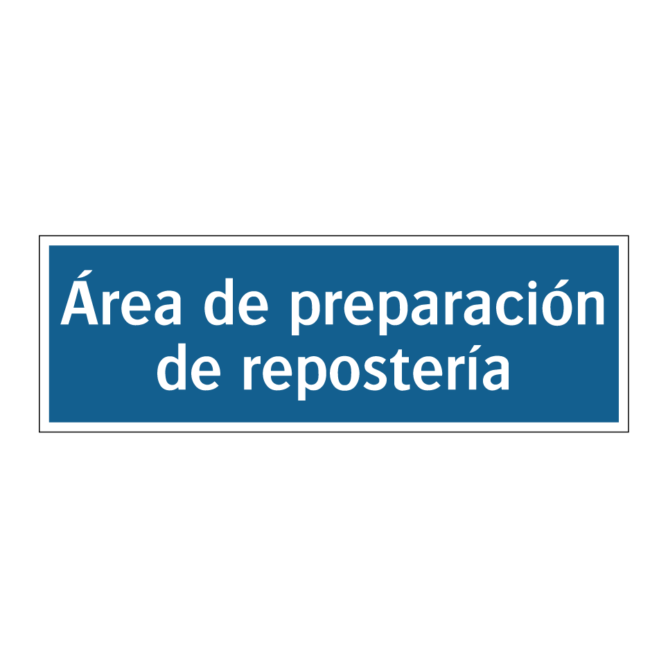 Área de preparación de repostería