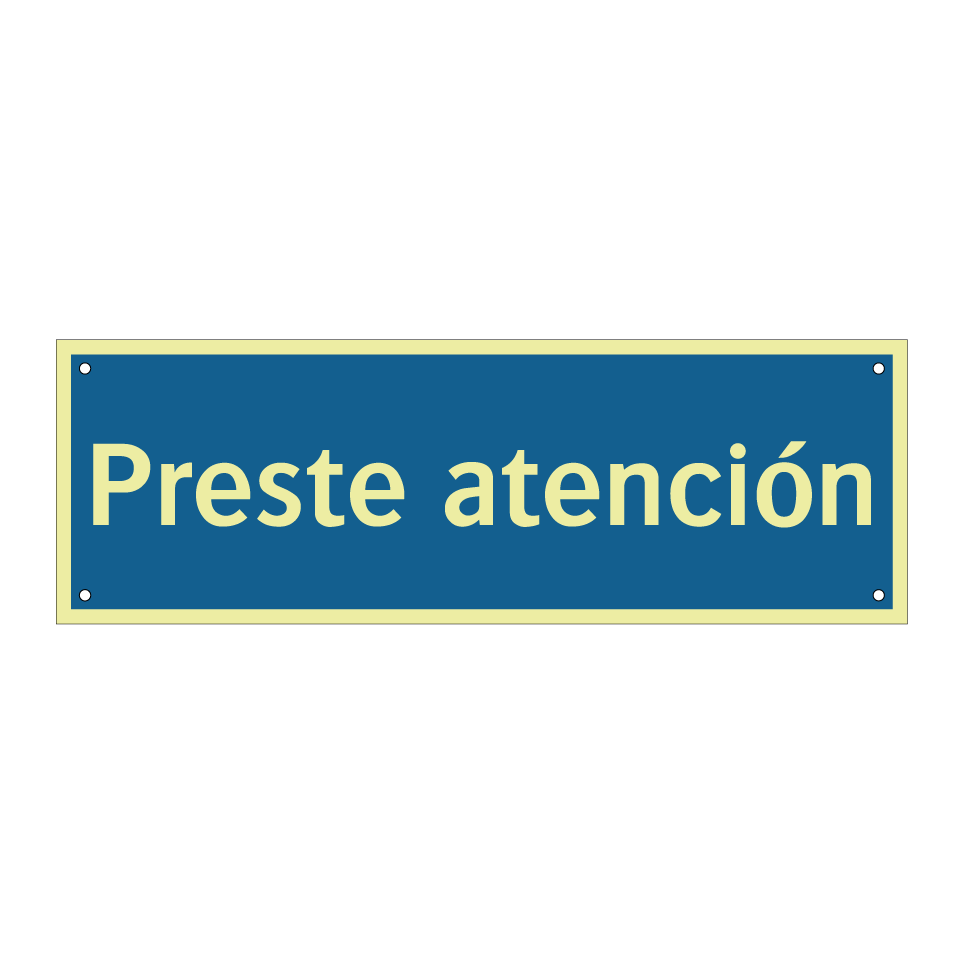 Preste atención