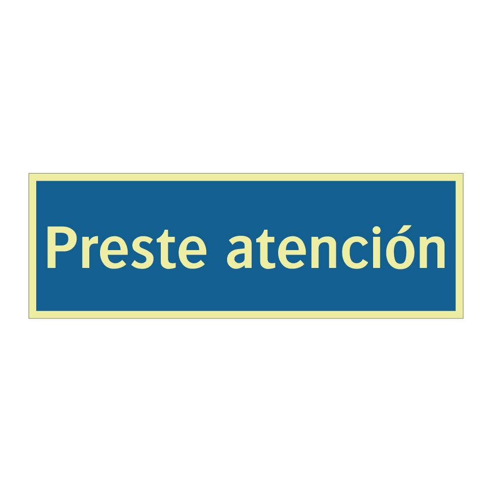 Preste atención