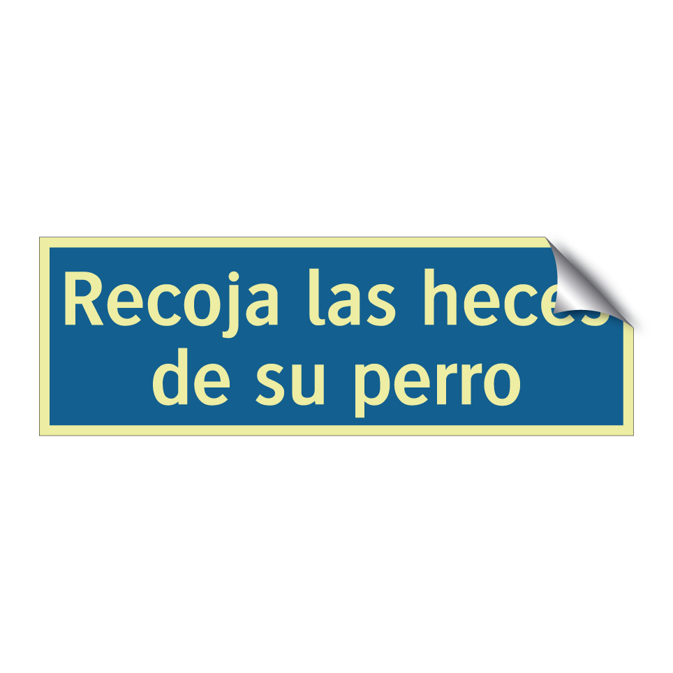 Recoja las heces de su perro