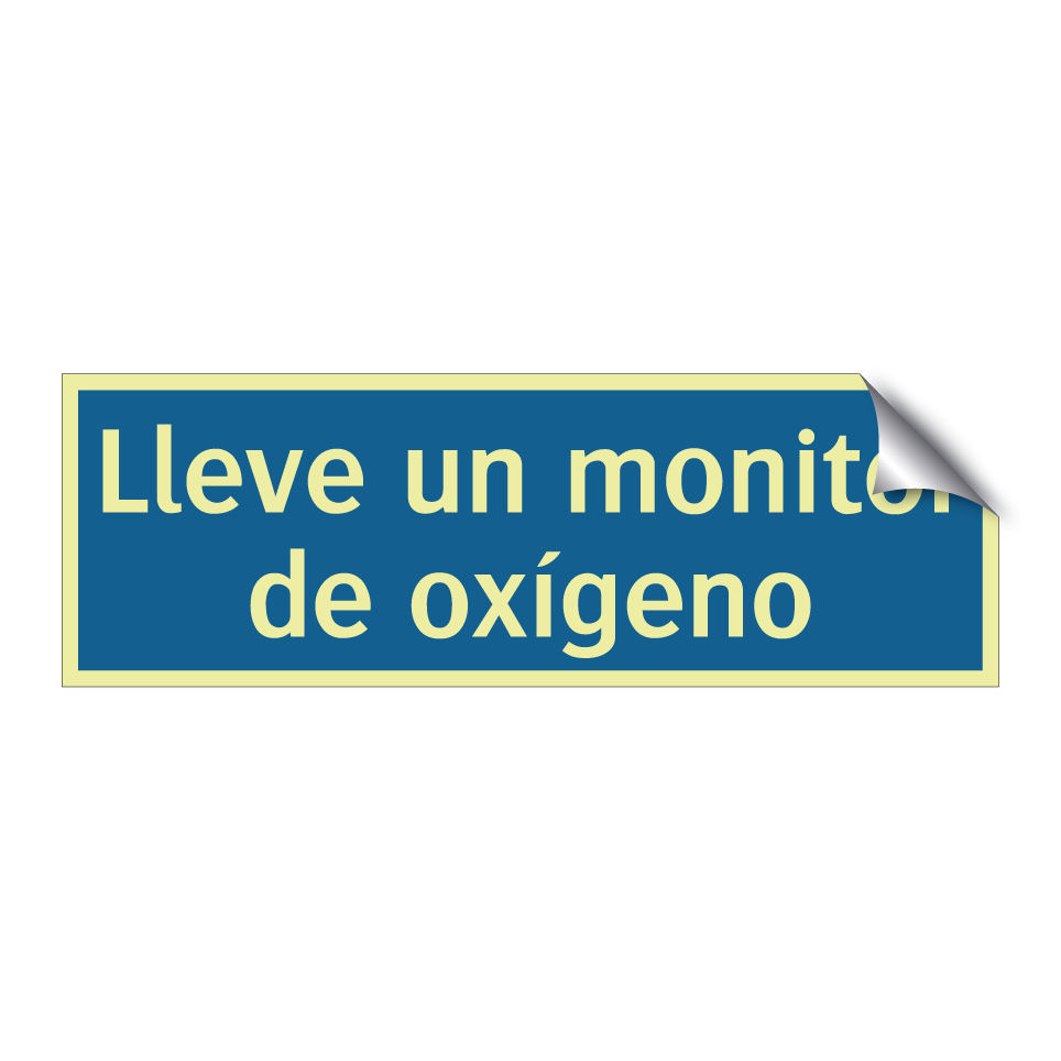 Lleve un monitor de oxígeno
