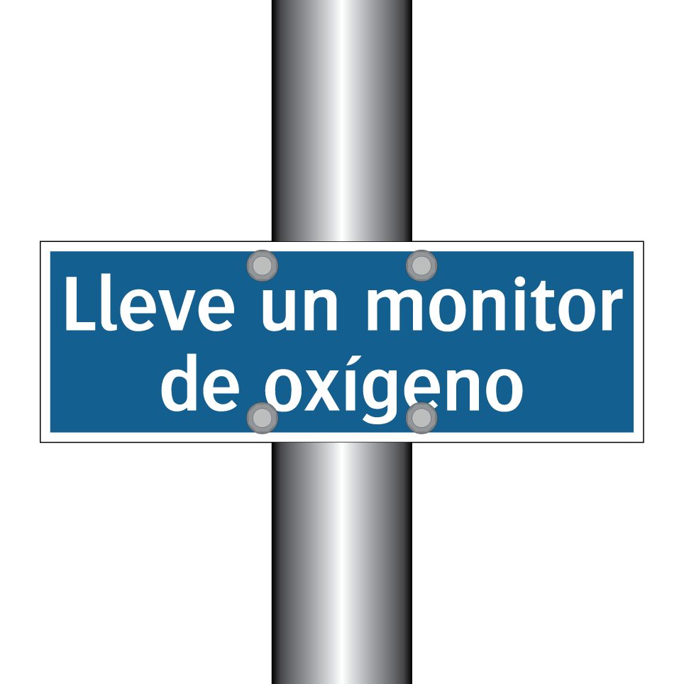 Lleve un monitor de oxígeno