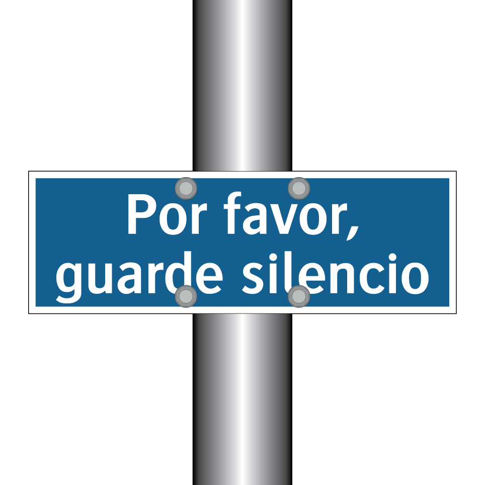 Por favor, guarde silencio