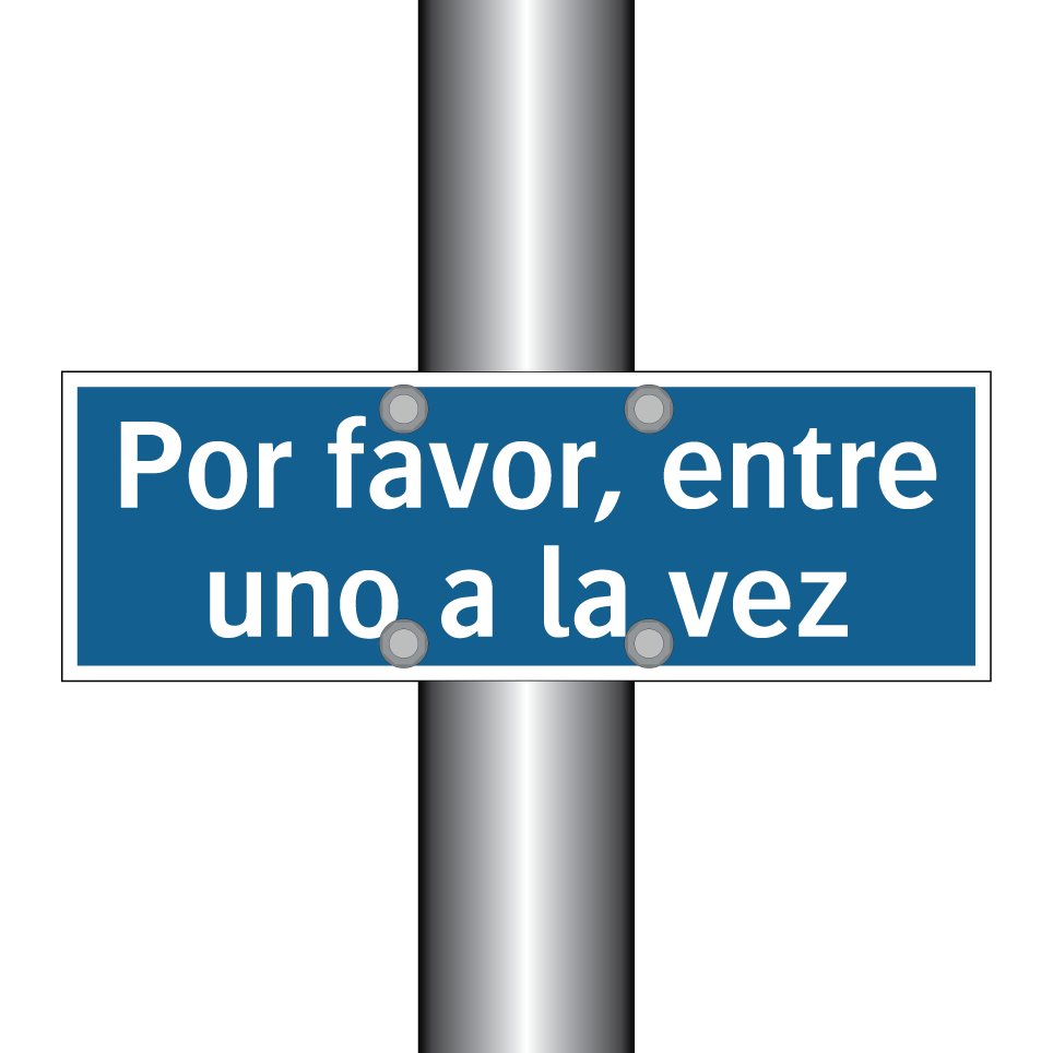 Por favor, entre uno a la vez