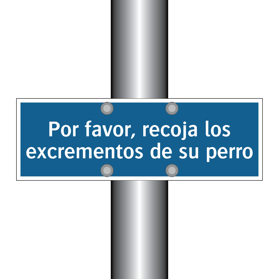 Por favor, recoja los excrementos de su perro