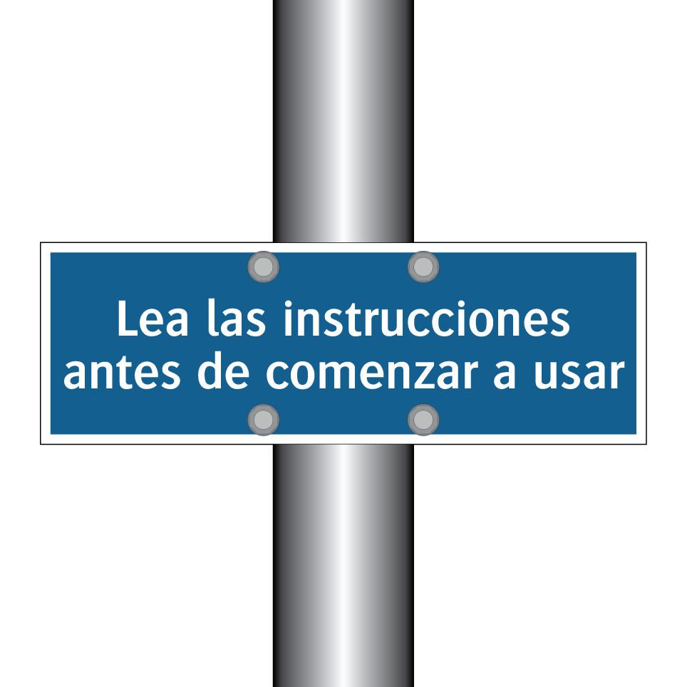 Lea las instrucciones antes de comenzar a usar