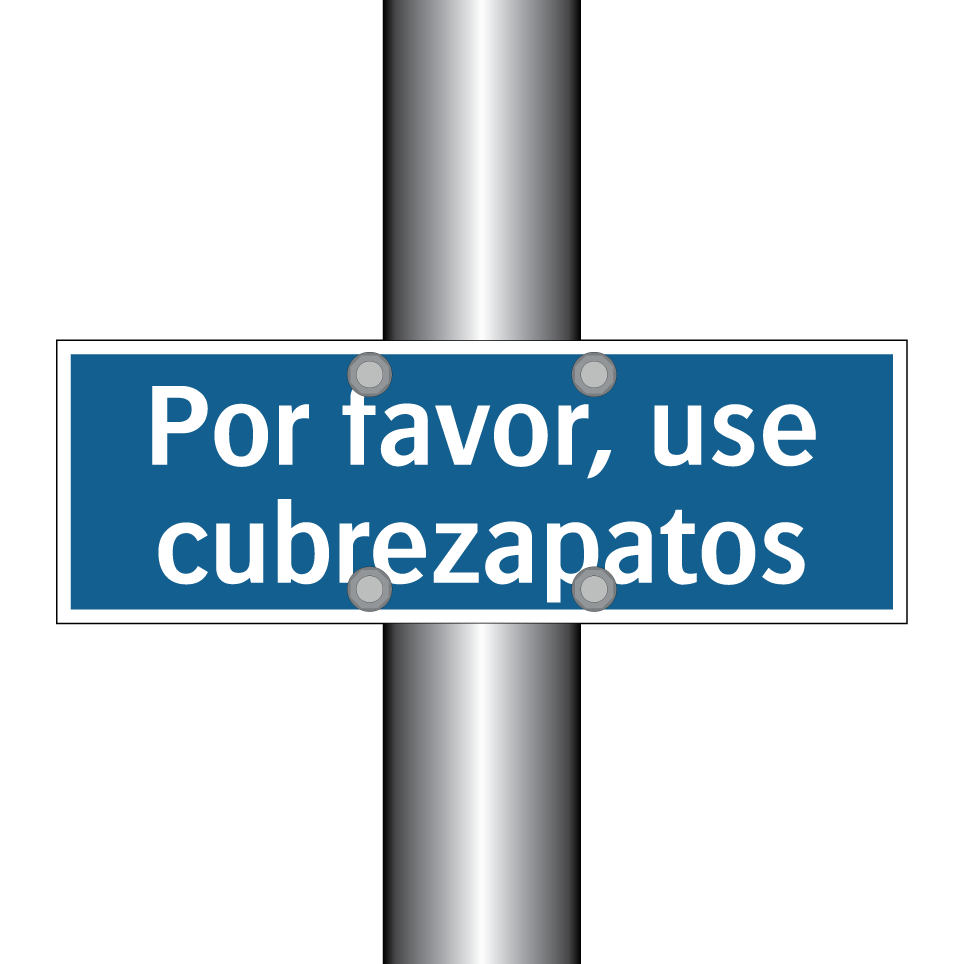Por favor, use cubrezapatos