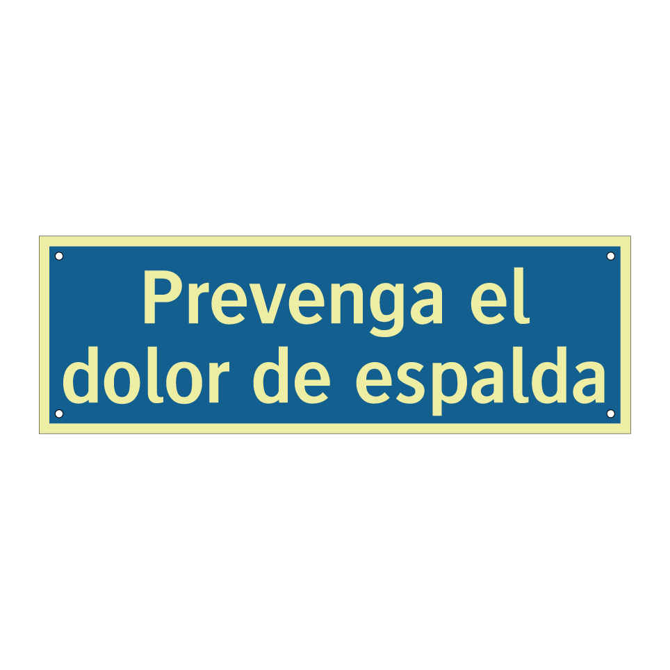 Prevenga el dolor de espalda