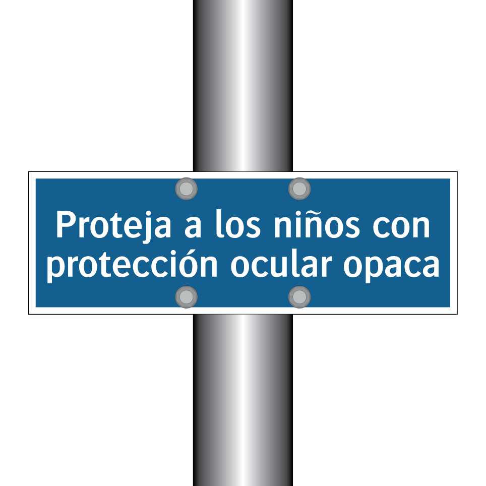 Proteja a los niños con protección ocular opaca