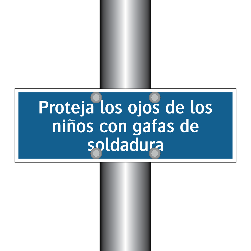 Proteja los ojos de los niños con gafas de soldadura