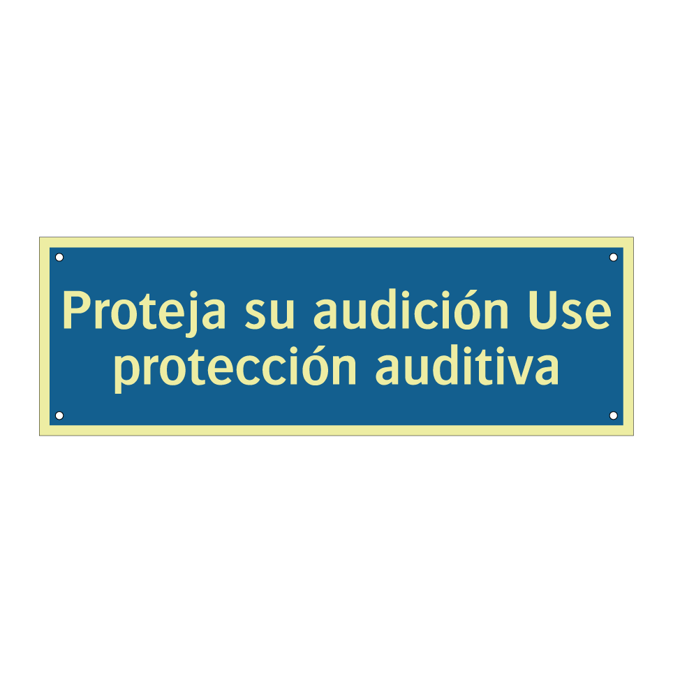 Proteja su audición Use protección auditiva