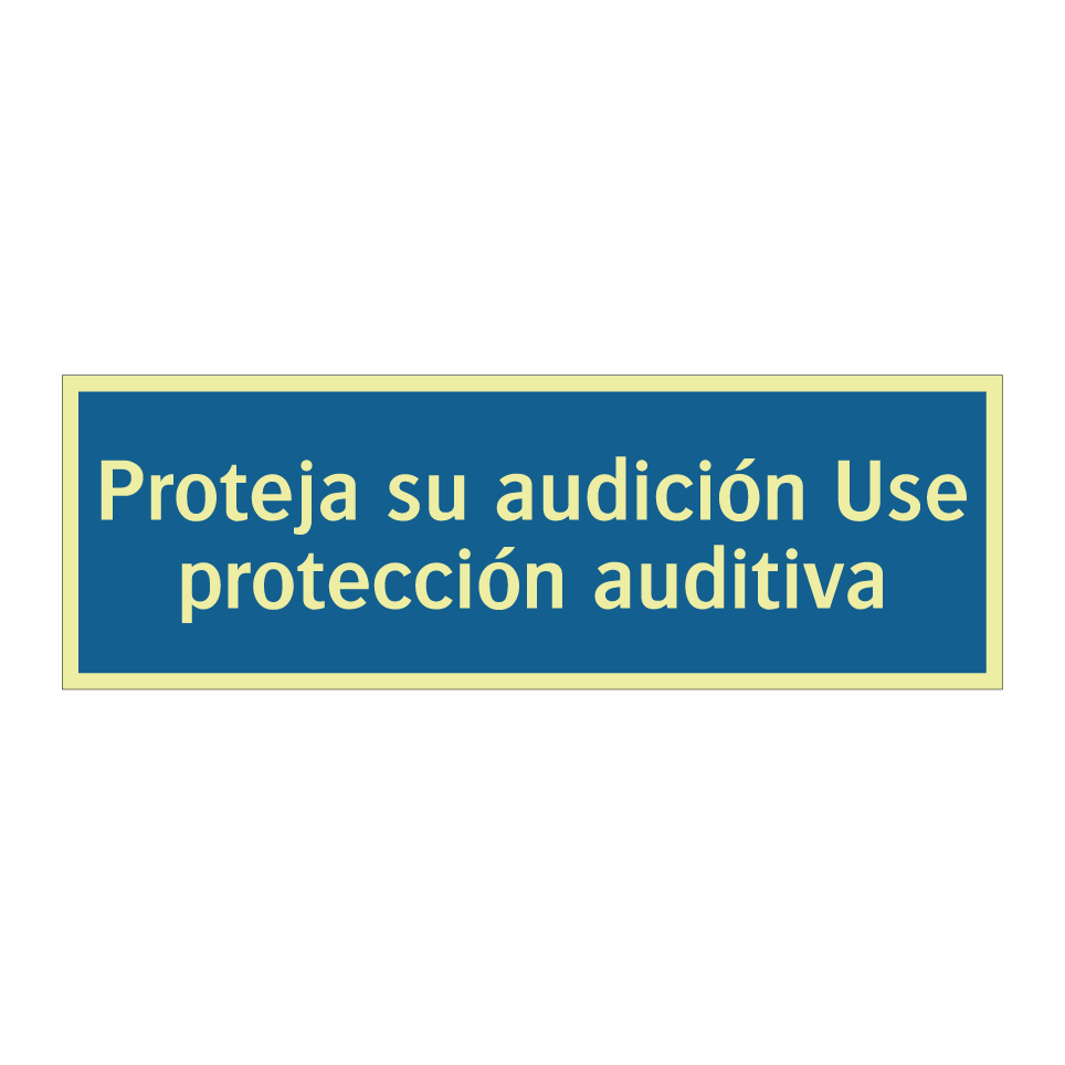 Proteja su audición Use protección auditiva