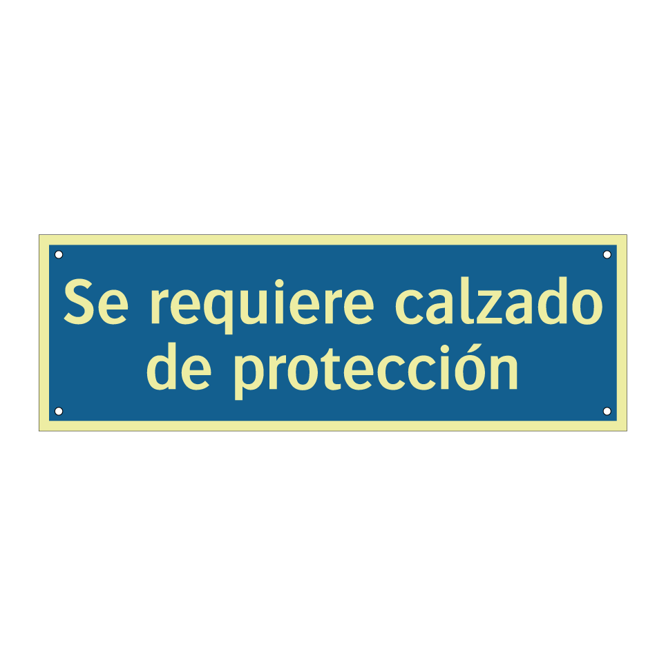 Se requiere calzado de protección