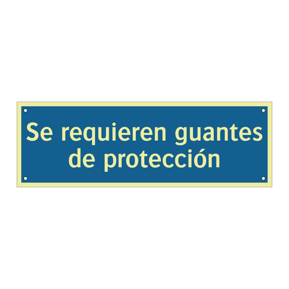 Se requieren guantes de protección