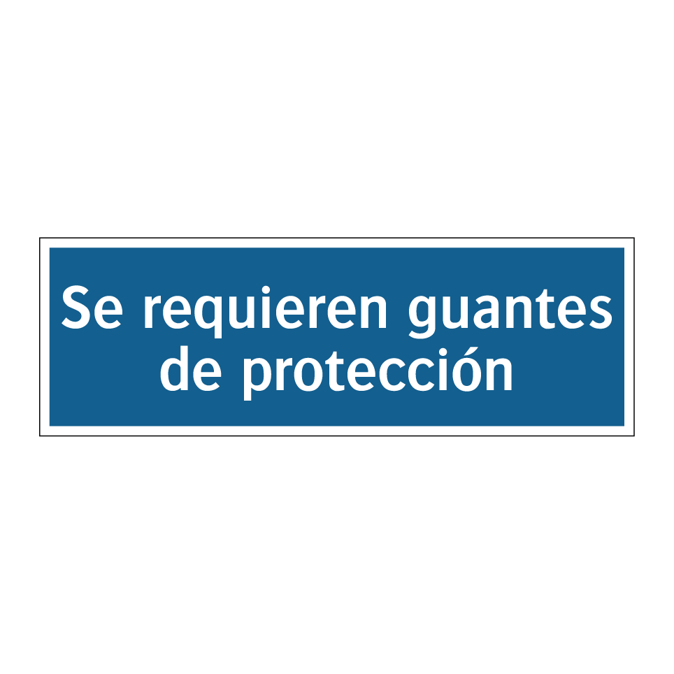 Se requieren guantes de protección