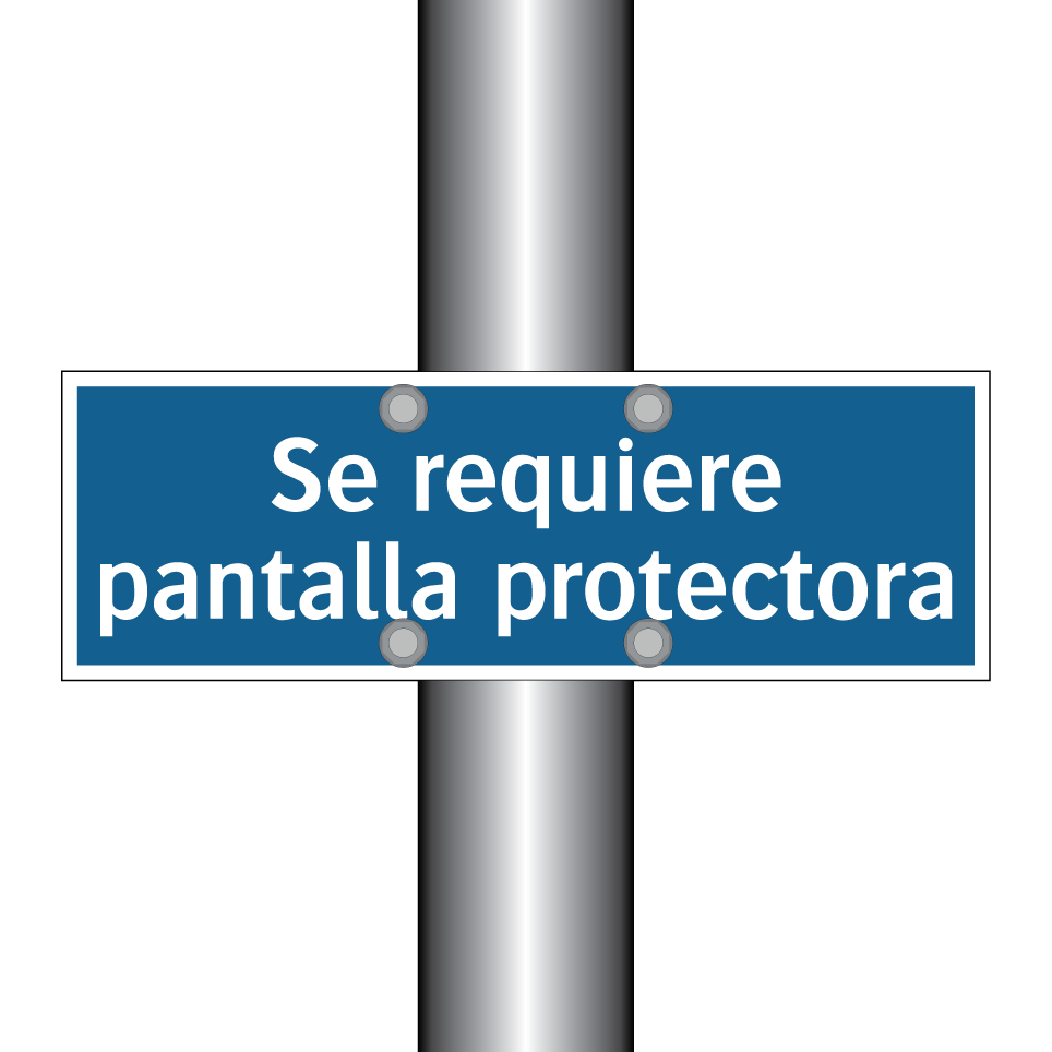 Se requiere pantalla protectora