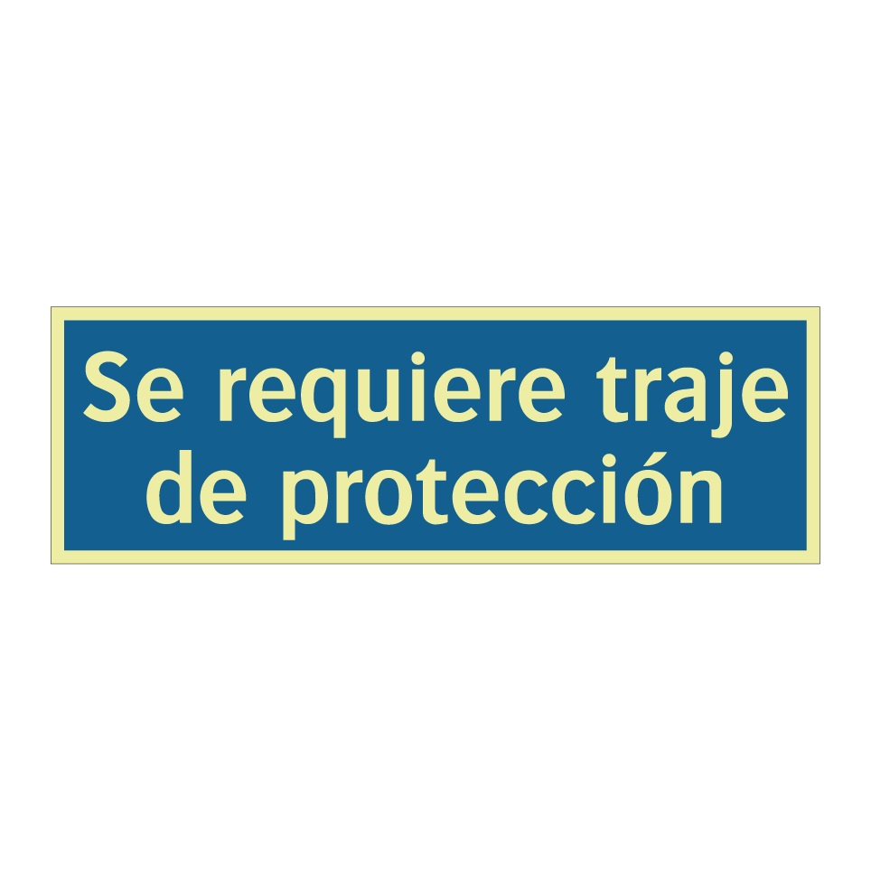 Se requiere traje de protección
