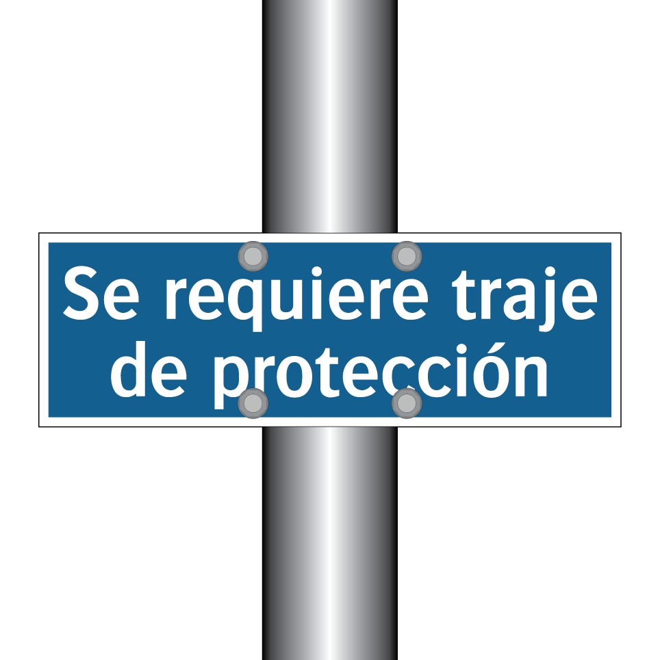 Se requiere traje de protección