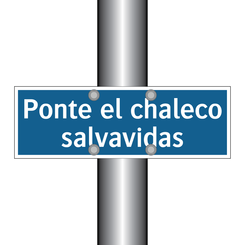 Ponte el chaleco salvavidas