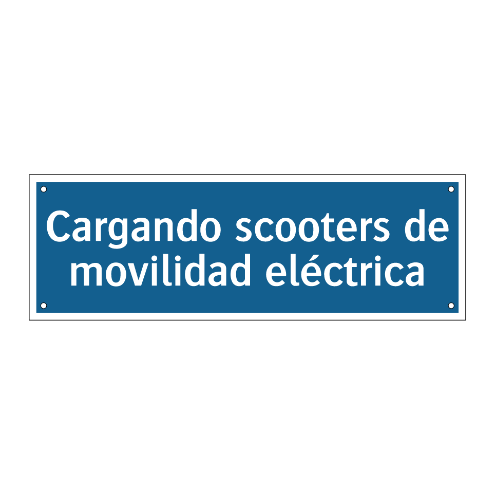 Cargando scooters de movilidad eléctrica