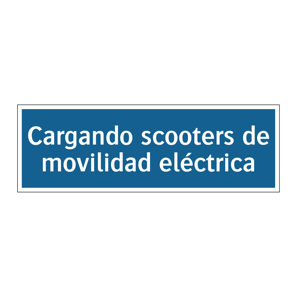 Cargando scooters de movilidad eléctrica