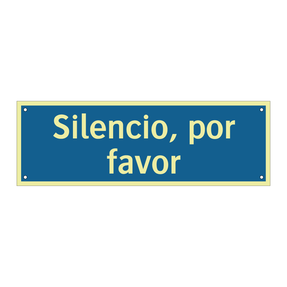 Silencio, por favor