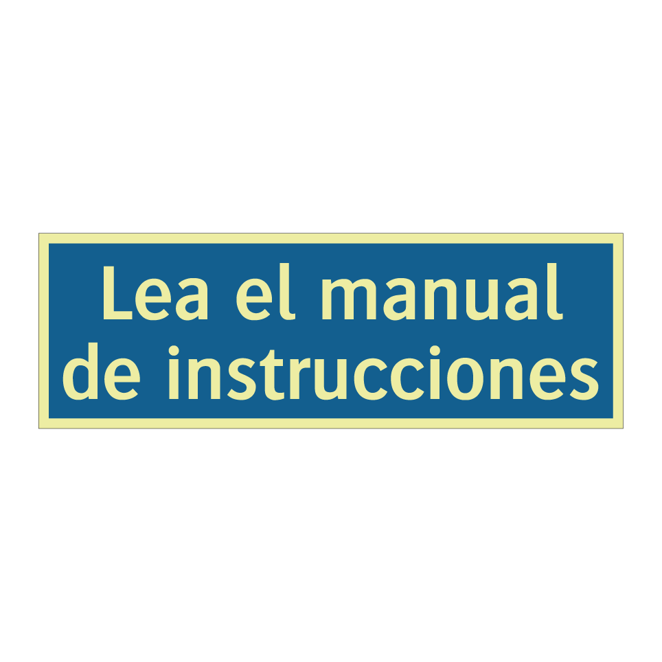Lea el manual de instrucciones