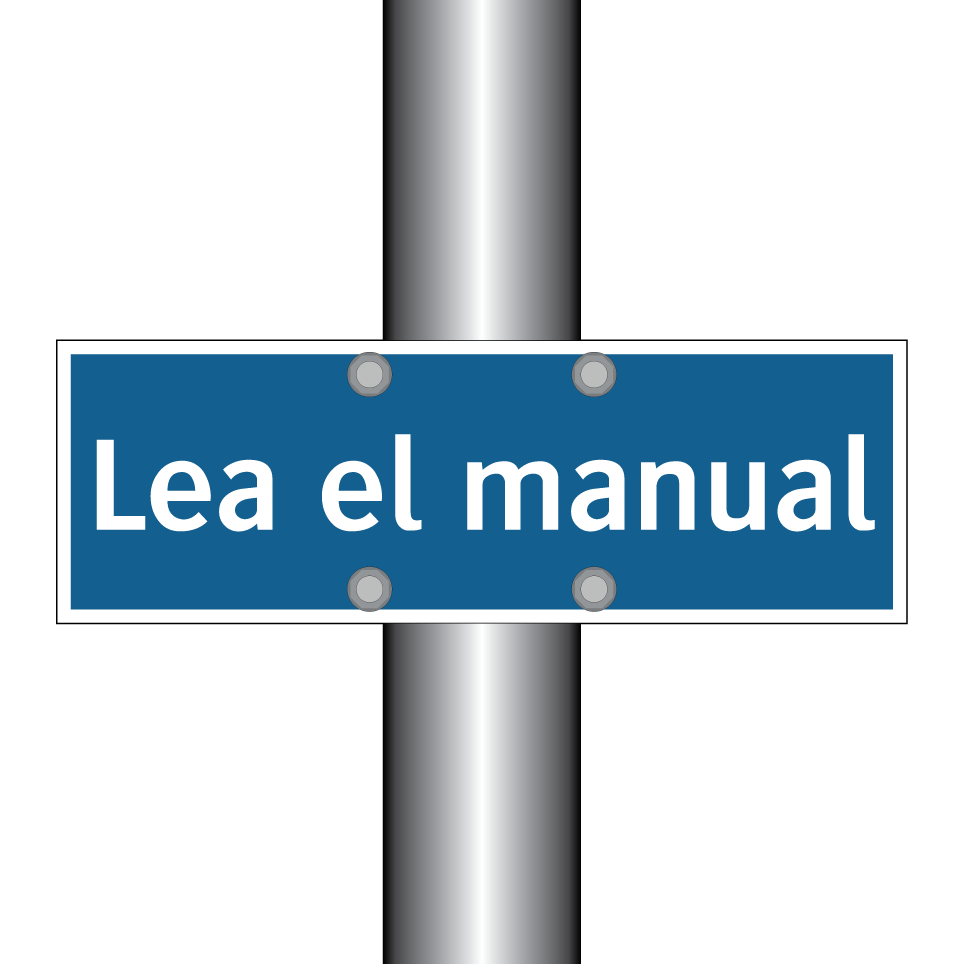 Lea el manual