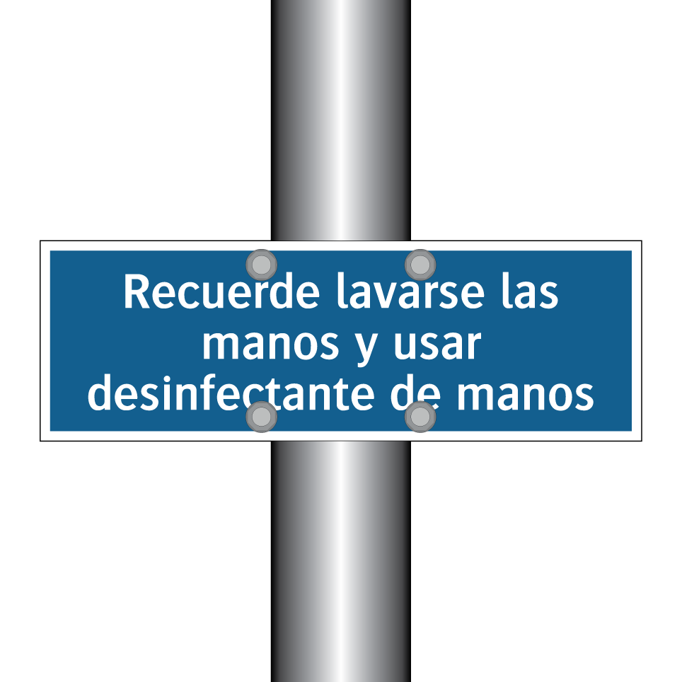 Recuerde lavarse las manos y usar desinfectante de manos