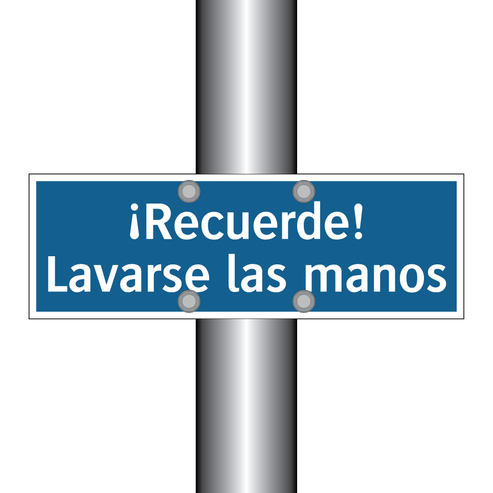 ¡Recuerde! Lavarse las manos