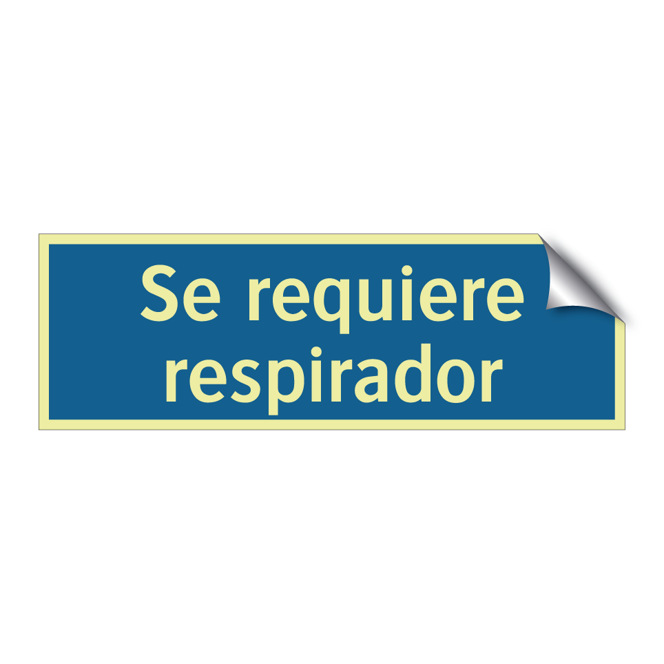 Se requiere respirador