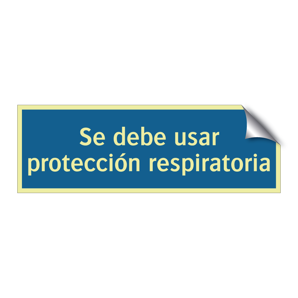 Se debe usar protección respiratoria