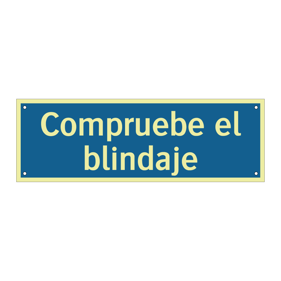 Compruebe el blindaje