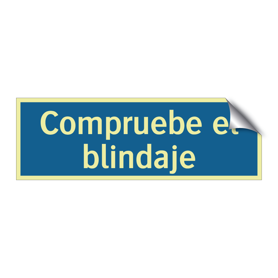 Compruebe el blindaje