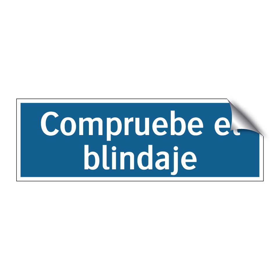 Compruebe el blindaje
