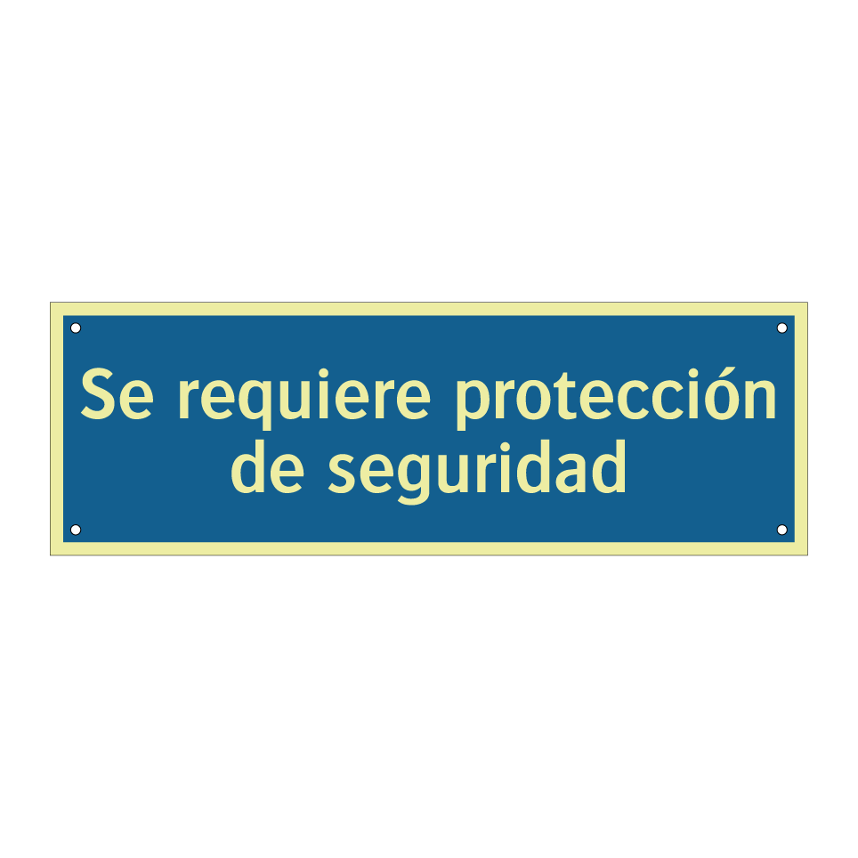 Se requiere protección de seguridad