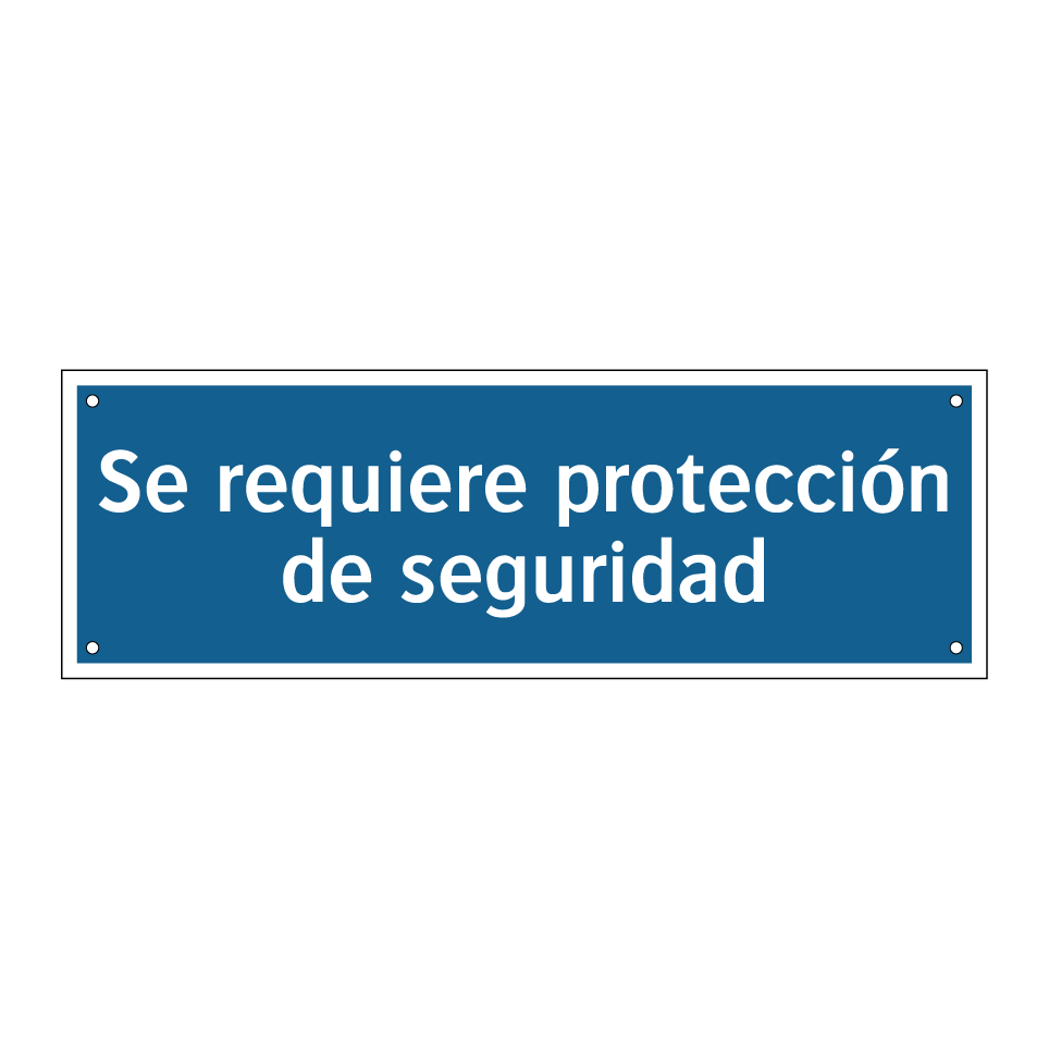 Se requiere protección de seguridad