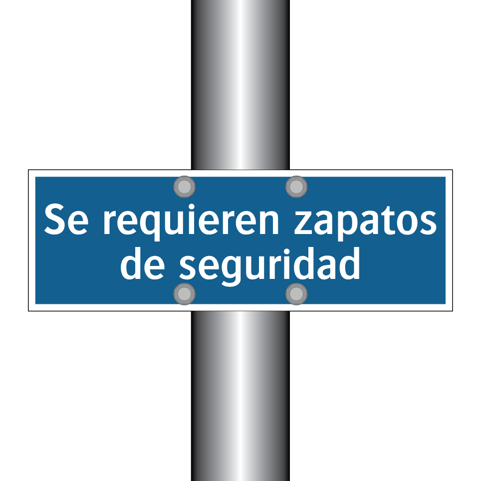 Se requieren zapatos de seguridad