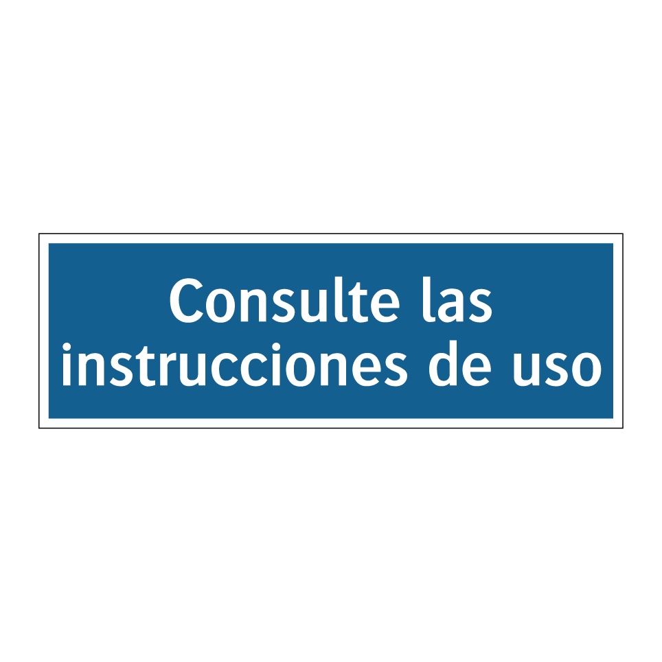 Consulte las instrucciones de uso
