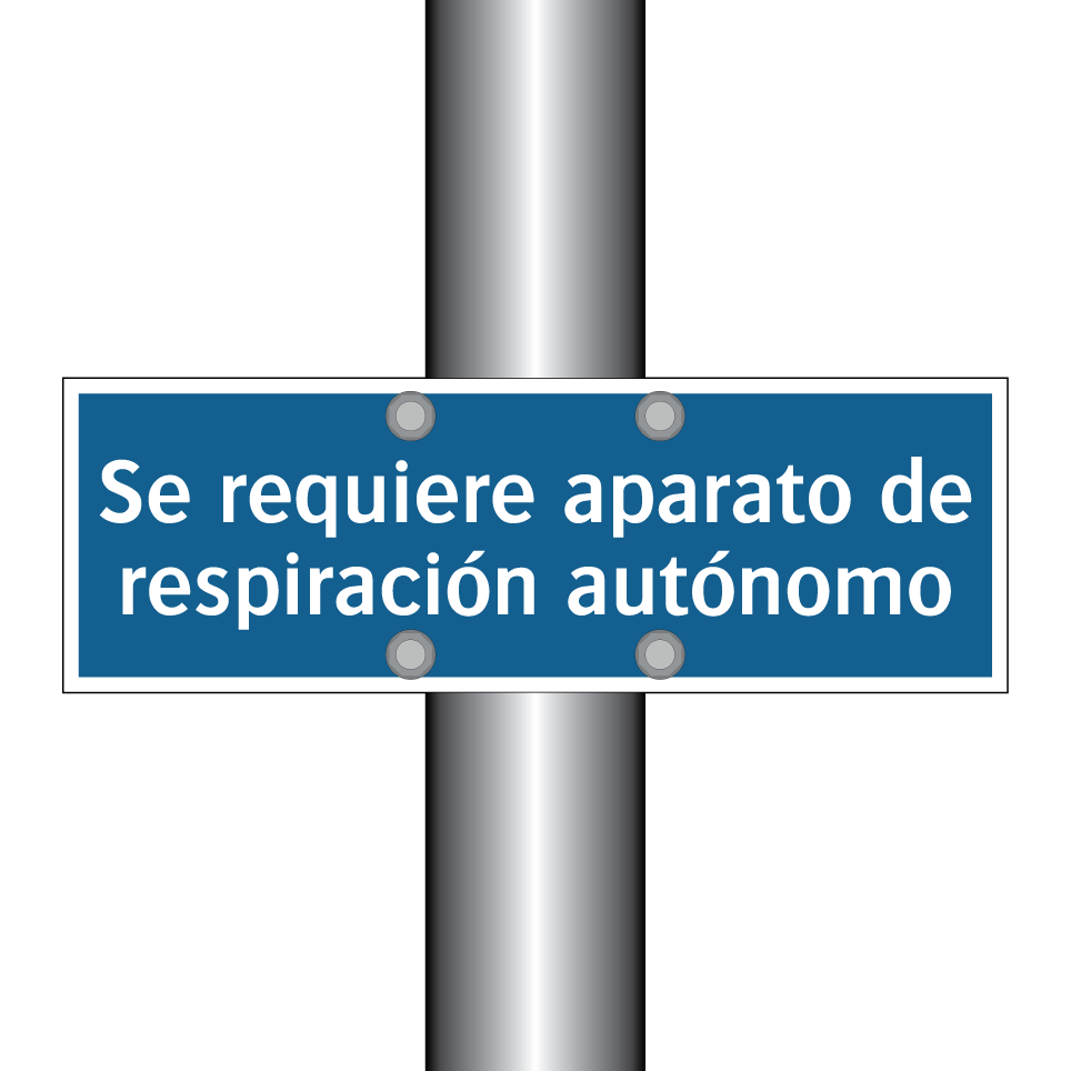 Se requiere aparato de respiración autónomo