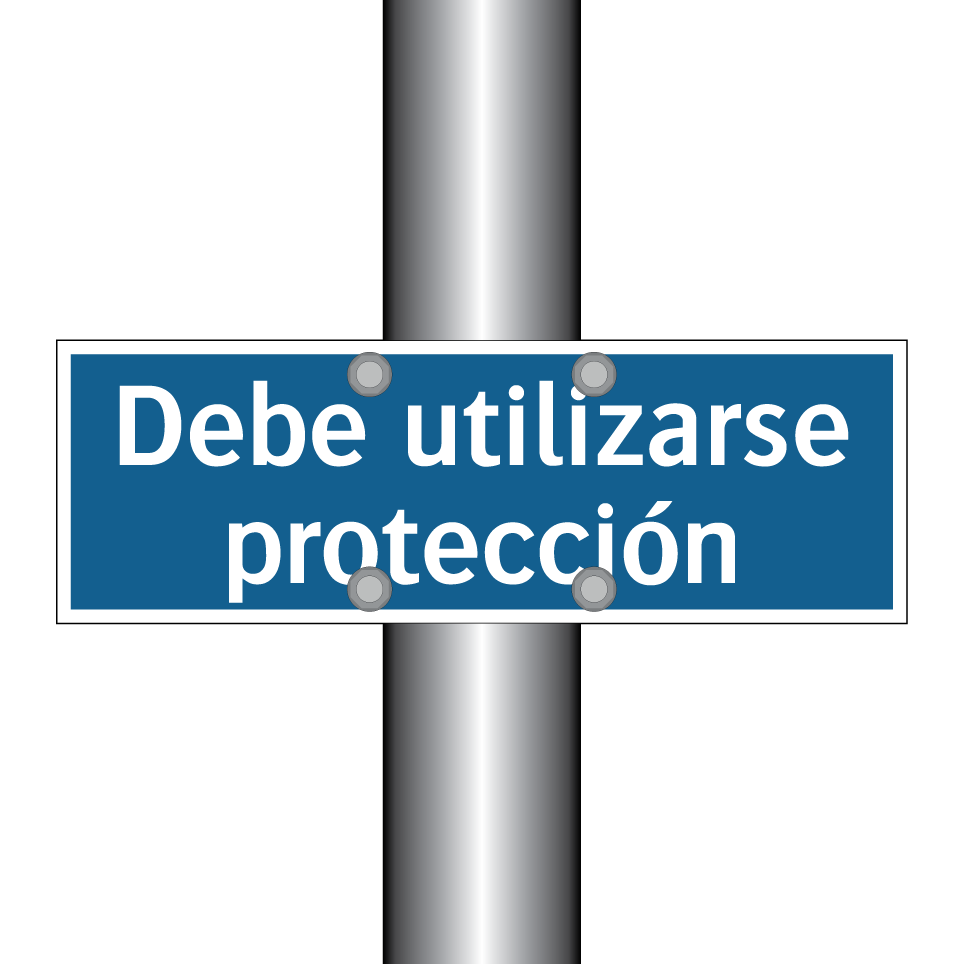 Debe utilizarse protección