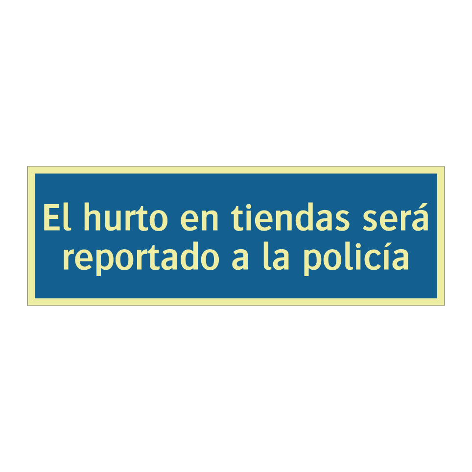 El hurto en tiendas será reportado a la policía
