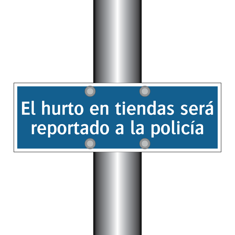 El hurto en tiendas será reportado a la policía