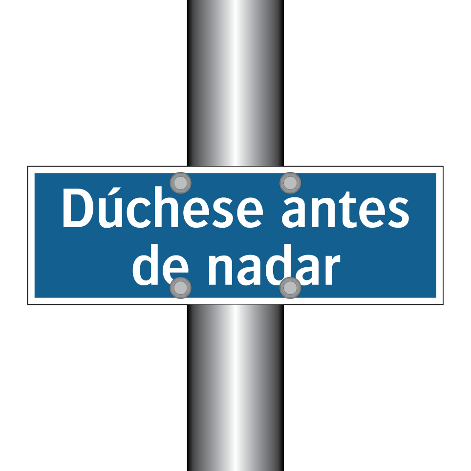 Dúchese antes de nadar