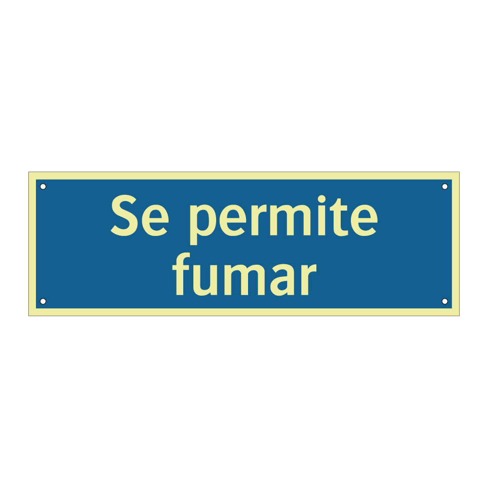 Se permite fumar