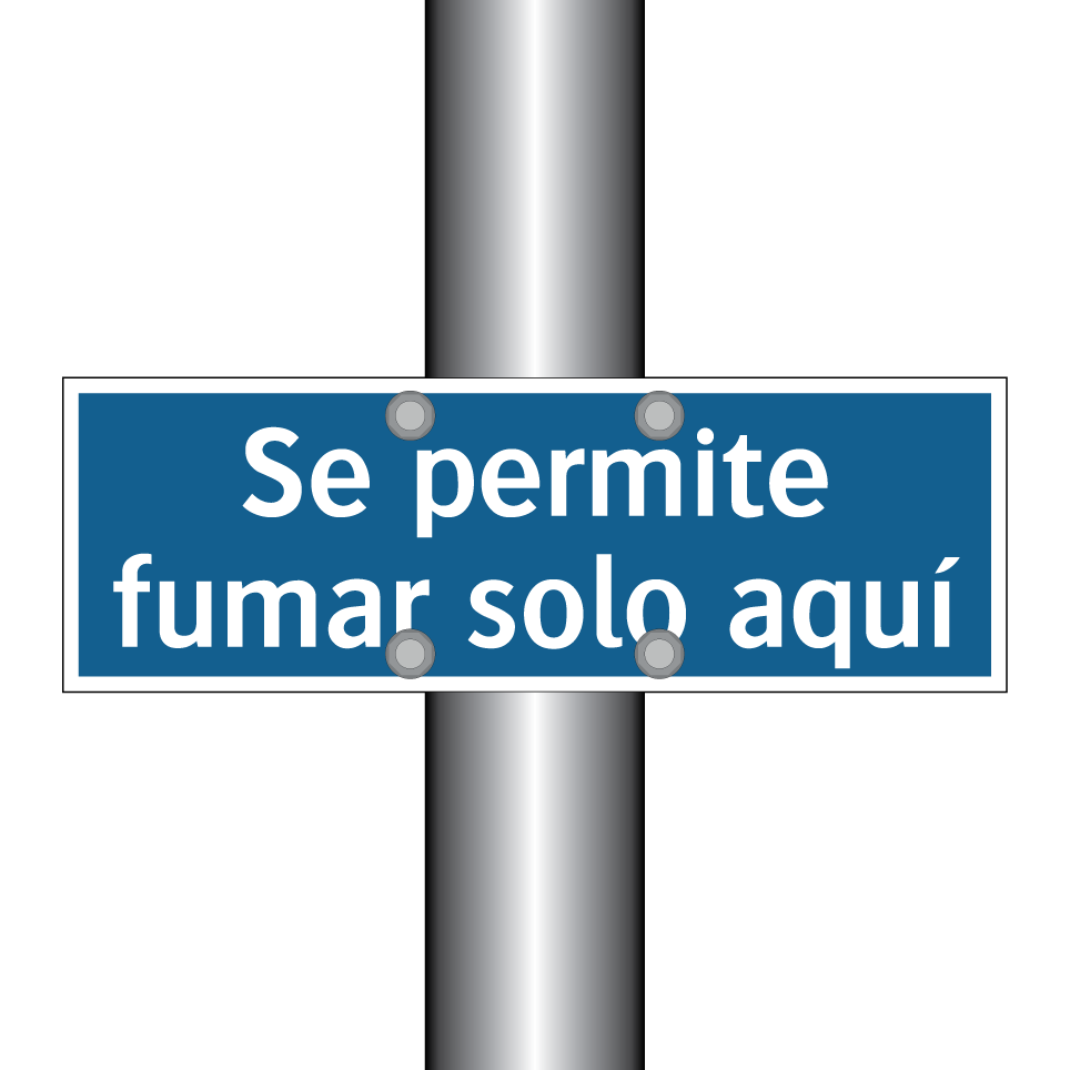 Se permite fumar solo aquí